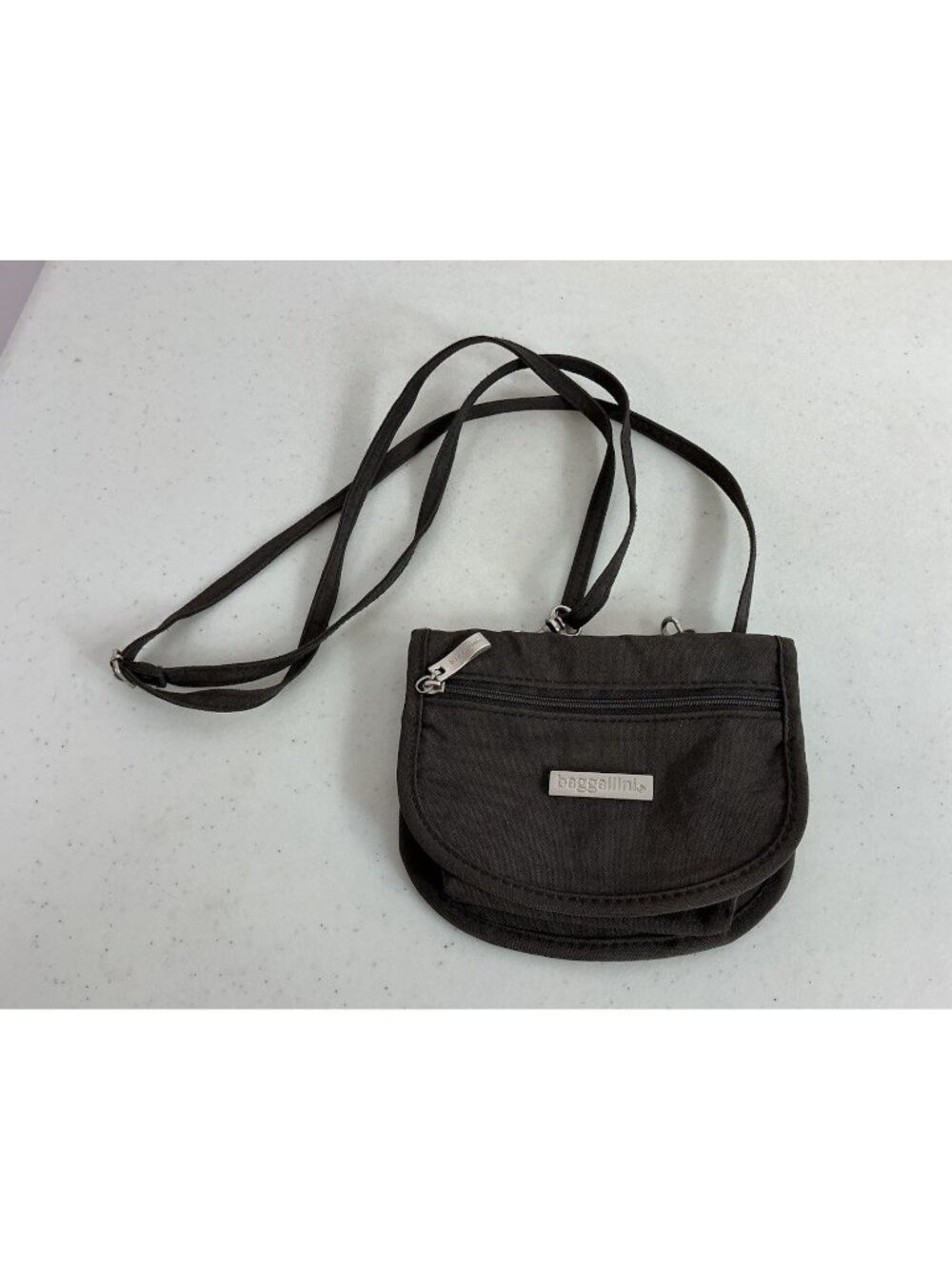 Baggallini Brown Mini Crossbody Bag Travel Purse